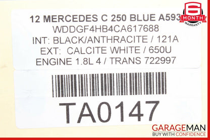 08-14 Mercedes W204 C250 Front Left Side Curved Wishbone Control Arm OEM