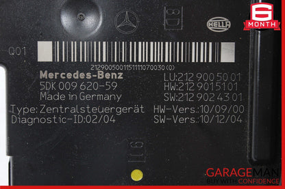 10-18 Mercedes W212 E350 CLS63 Rear SAM Module Relay Fuse Box 2129005001 OEM