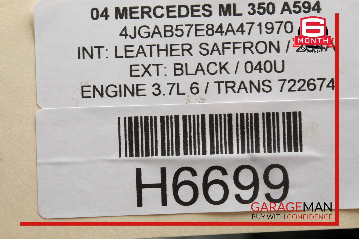 98-05 Mercedes W163 ML320 ML350 Rear Left Side Suspension Upper Control Arm