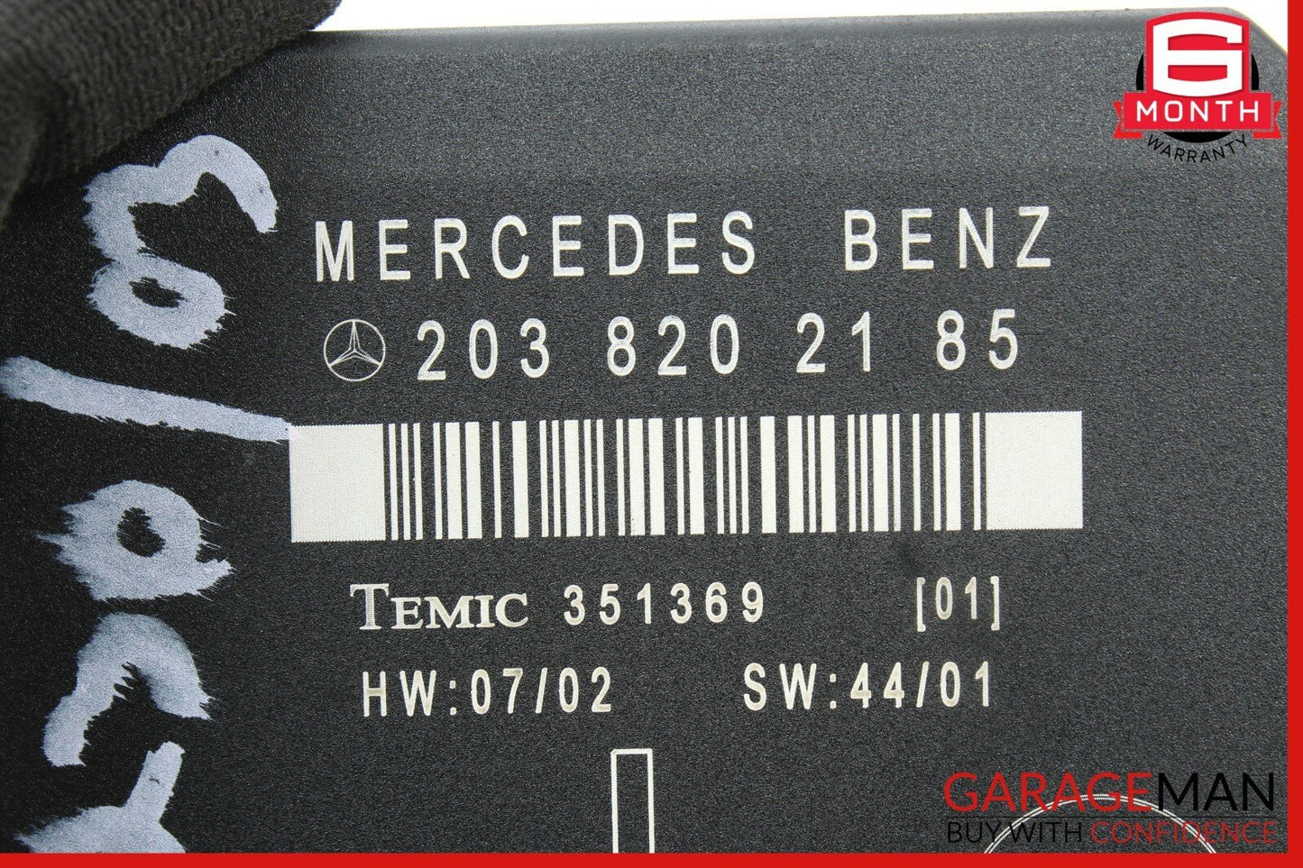 01-07 Mercedes W203 C230 C320 C55 AMG Rear Left Side Door Controller Module