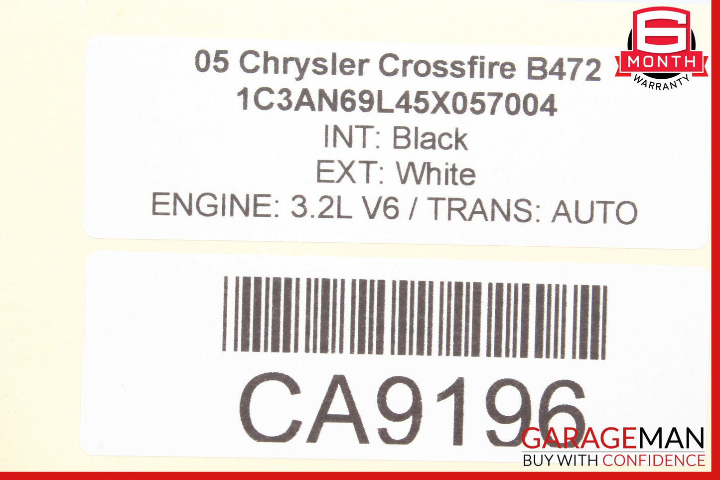 04-08 Chrysler Crossfire Rear Left / Right Side Suspension Lower Control Arm