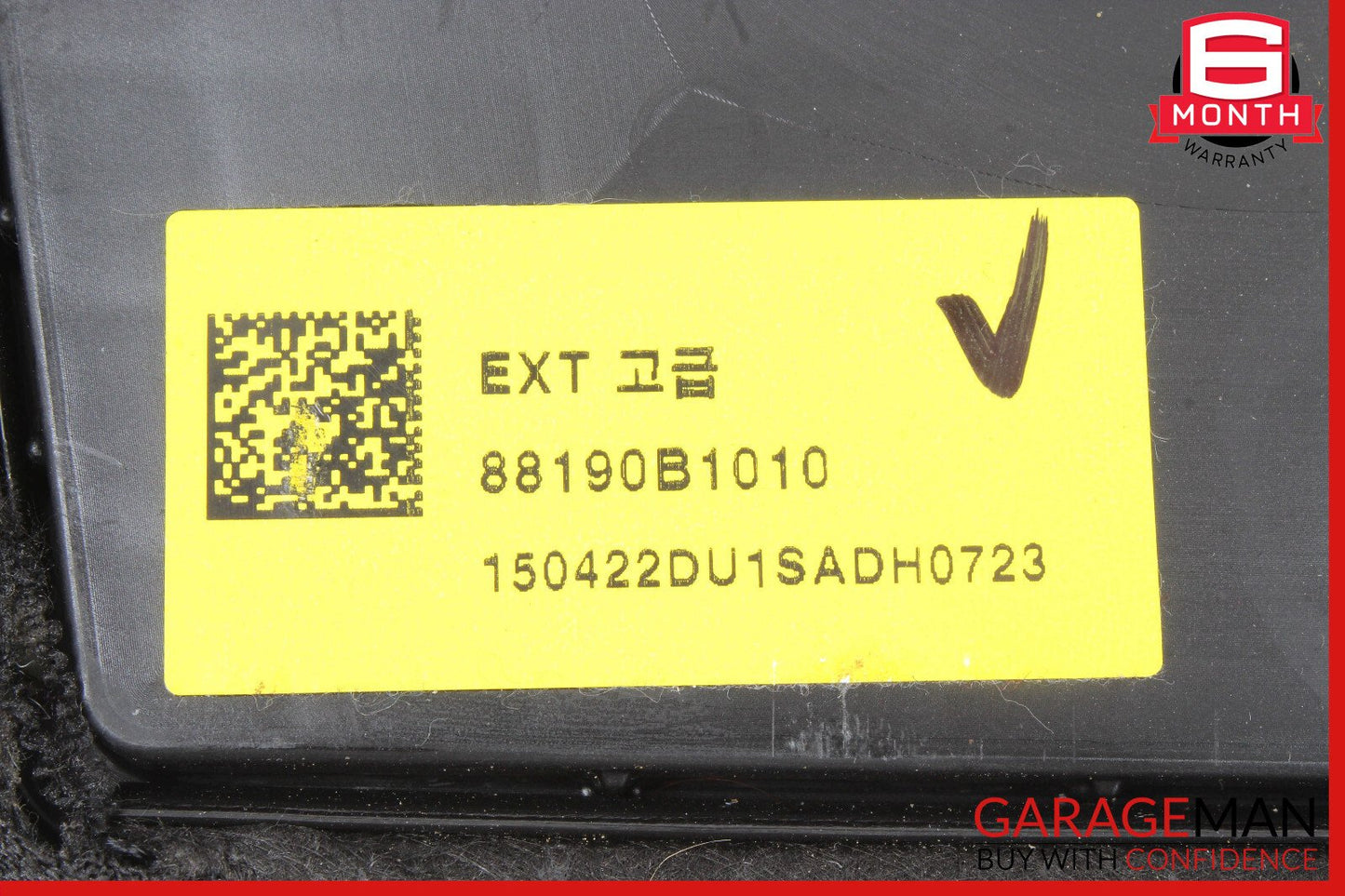 15-16 Hyundai Genesis Front Left Lower Seat Cushion OEM