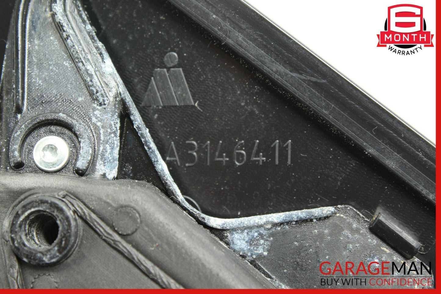 08-09 Mercedes W204 C280 C63 AMG Front Left Side Mirror Rear View Door Black