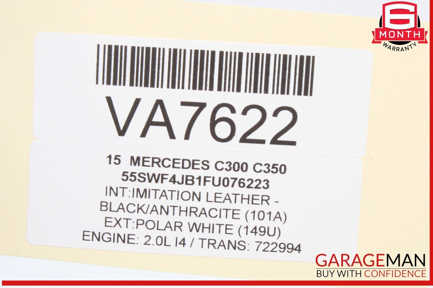 15-20 Mercedes W205 C300 GLC43 AMG Center Dash Dashboard Air A/C Vent OEM