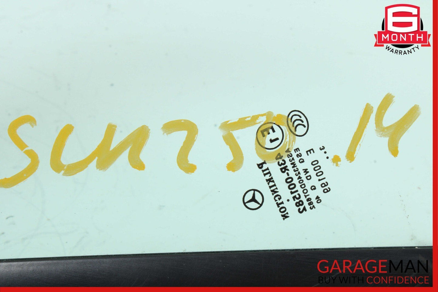 12-20 Mercedes R172 SLK250 SLK350 Rear Right Side Quarter Window Glass OEM