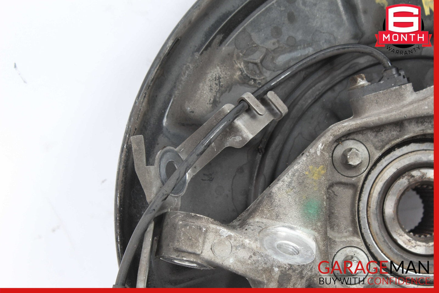 07-09 Mercedes W211 E350 Rear Right Spindle Knuckle Hub Bearing Brake Rotor