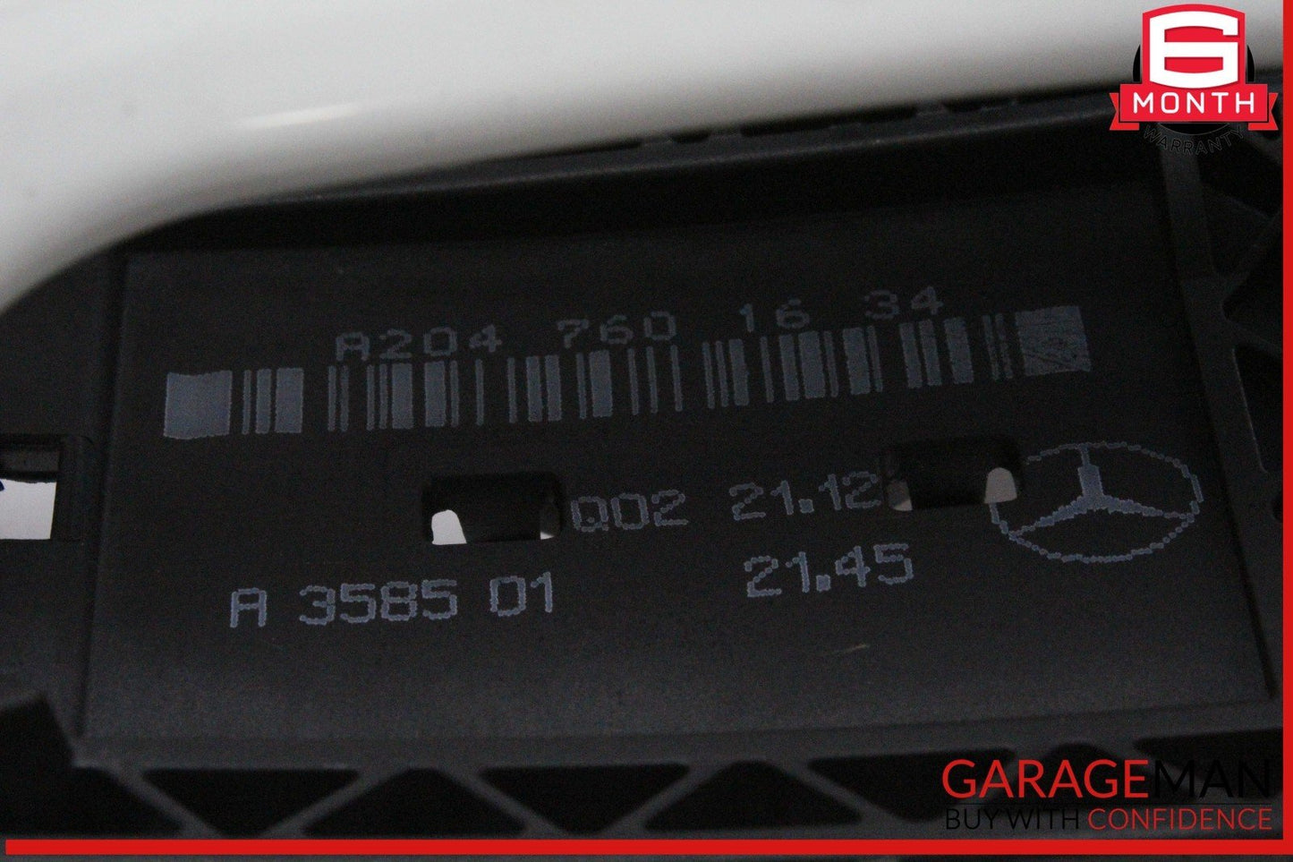 12-16 Mercedes X166 GL450 Right Passenger Side Exterior Door Handle White OEM