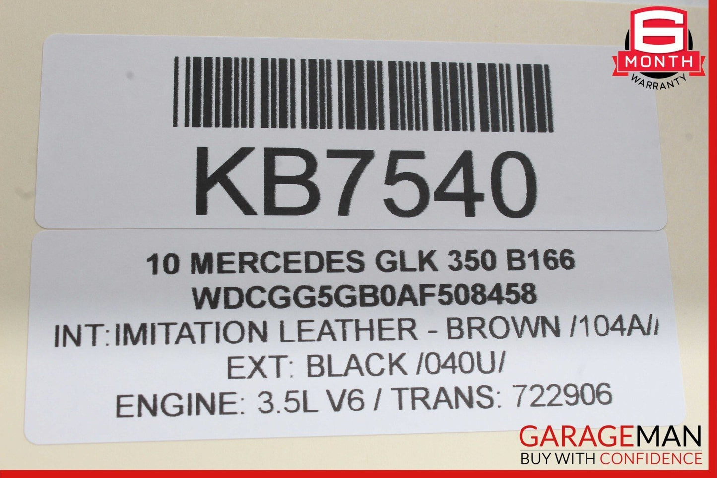 08-18 Mercedes X204 GLK350 E350 CLS550 Rear Right Side Door Control Module OEM