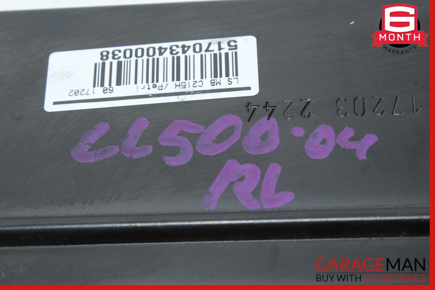 01-06 Mercedes W215 CL500 CL600 CL55 AMG Rear Left Side Air Bag Airbag SRS OEM