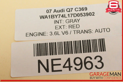 07-09 Audi Q7 HomeLink Garage Door Opener Control Module Unit 8E0909511A OEM