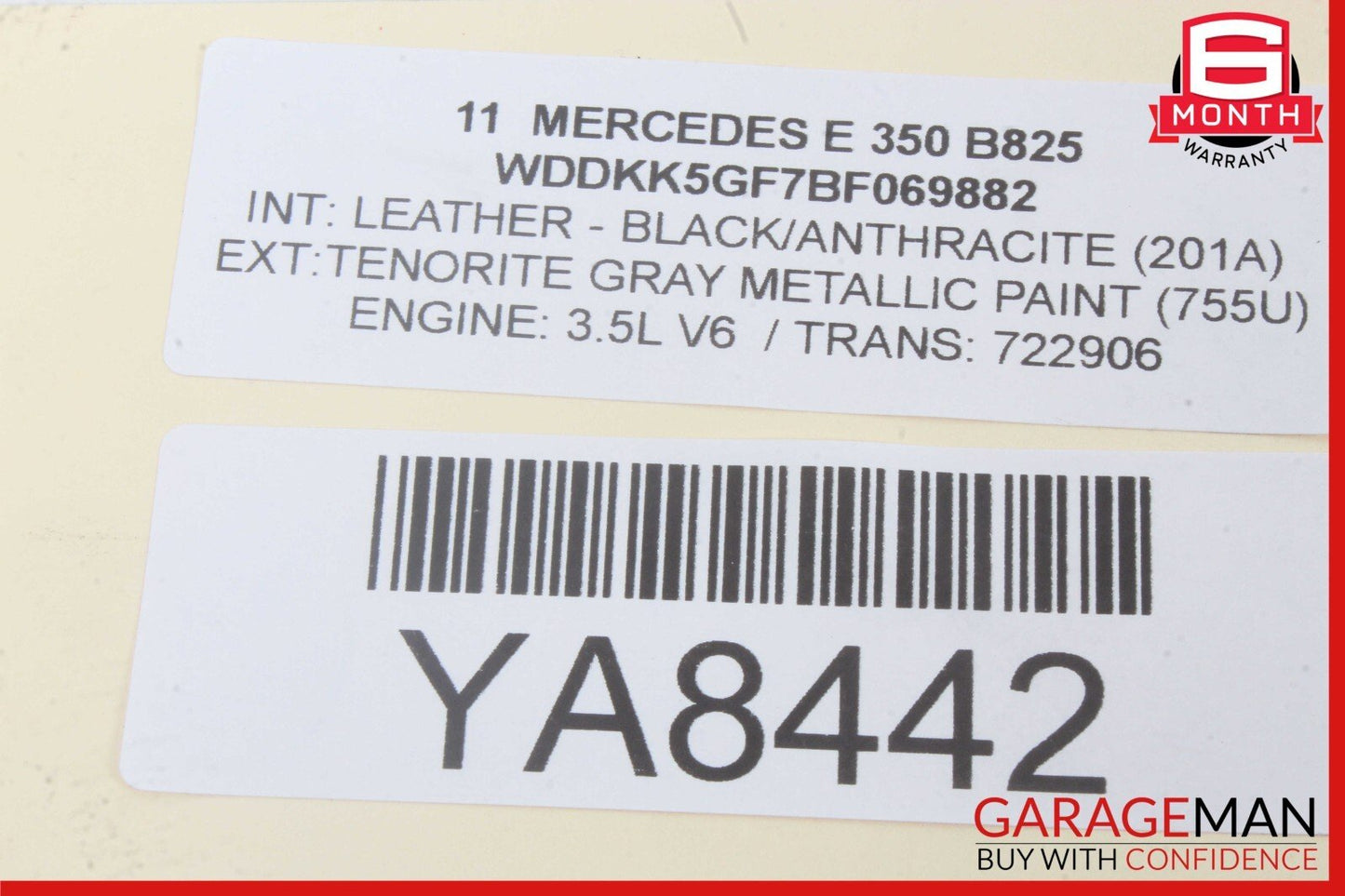 10-17 Mercedes W207 E350 E550 Front Right Side Seat Belt Feeder Retractor OEM
