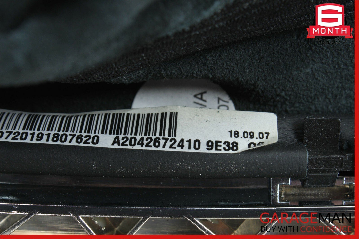 08-11 Mercedes W204 C300 Gear Shifter Selector Indicator Trim Boot Knob Assembly