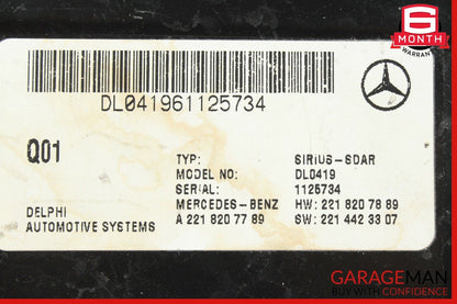 07-09 Mercedes W216 CL550 S550 S63 AMG Sirius Satellite Radio Module Receiver