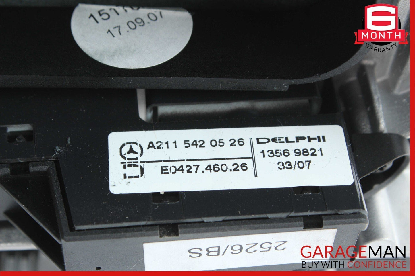 07-09 Mercedes W211 E350 E550 E63 AMG Floor Gear Shifter Shift Selector Knob OEM