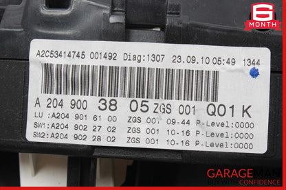 2011 Mercedes W204 C300 Speedometer Odometer Instrument Cluster Gauge OEM