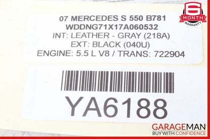 07-14 Mercedes W221 S550 Front Right Wheel Carrier Spindle Knuckle Hub OEM