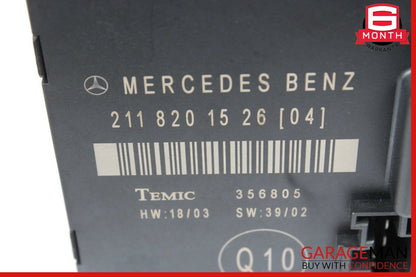 03-06 Mercedes W211 E350 E500 E55 AMG Rear Left Side Door Control Module Unit