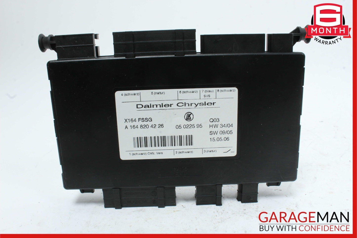 07-12 Mercedes X164 GL450 3rd Third Row Seat Power Folding Control Module Unit
