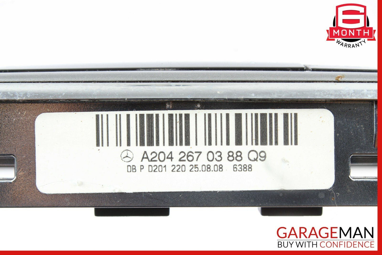 08-14 Mercedes C300 GLK350 E350 Center Console Shift Shifter Bezel Trim Silver