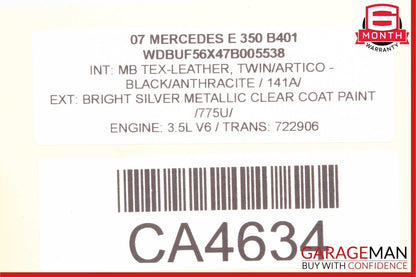 03-06 Mercedes W211 E55 AMG E320 Rear Right Exterior Door Handle Keyless Go OEM
