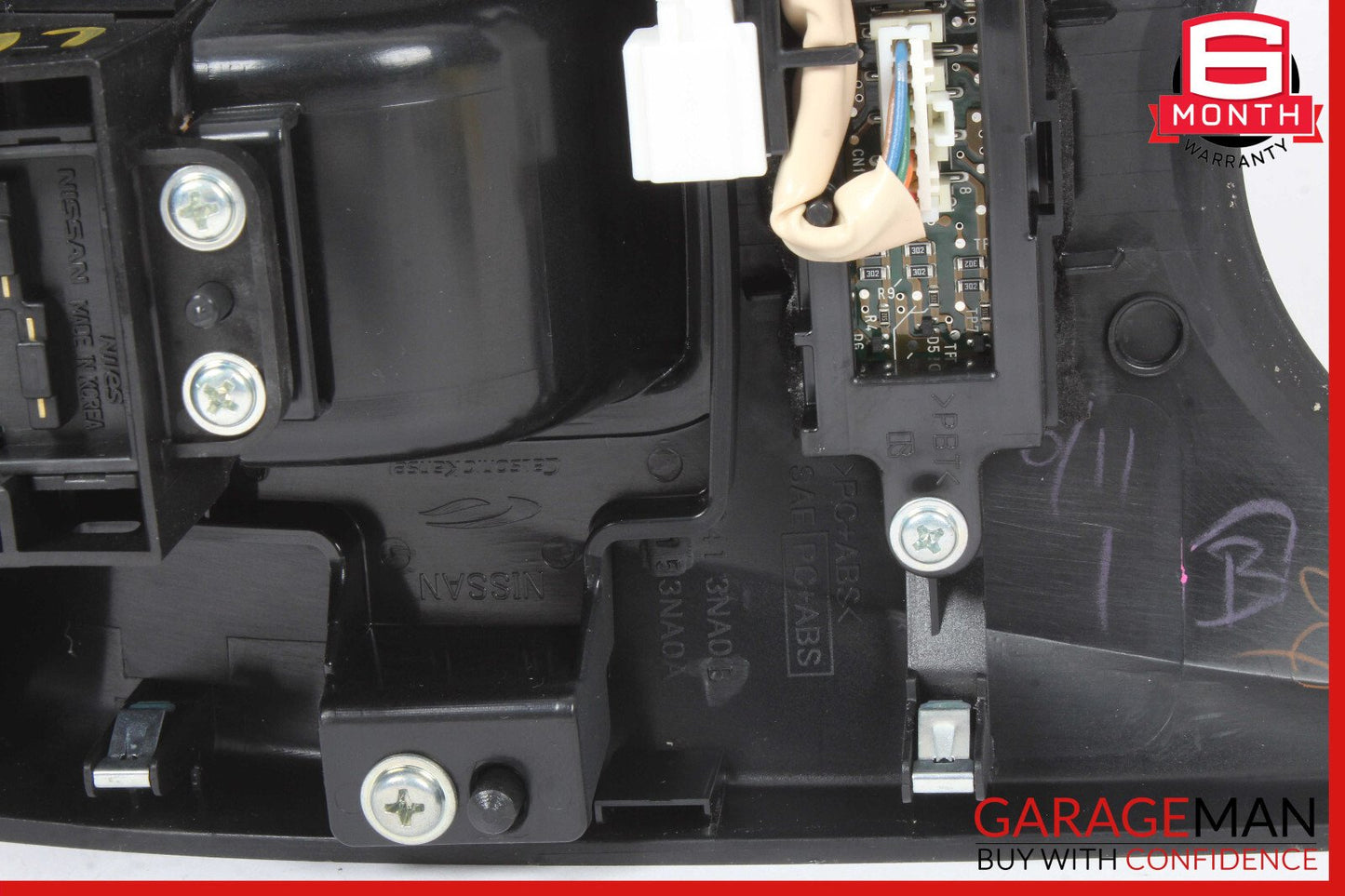 11-12 Nissan Leaf Center Console Shifter Bezel Trim Cover Panel OEM