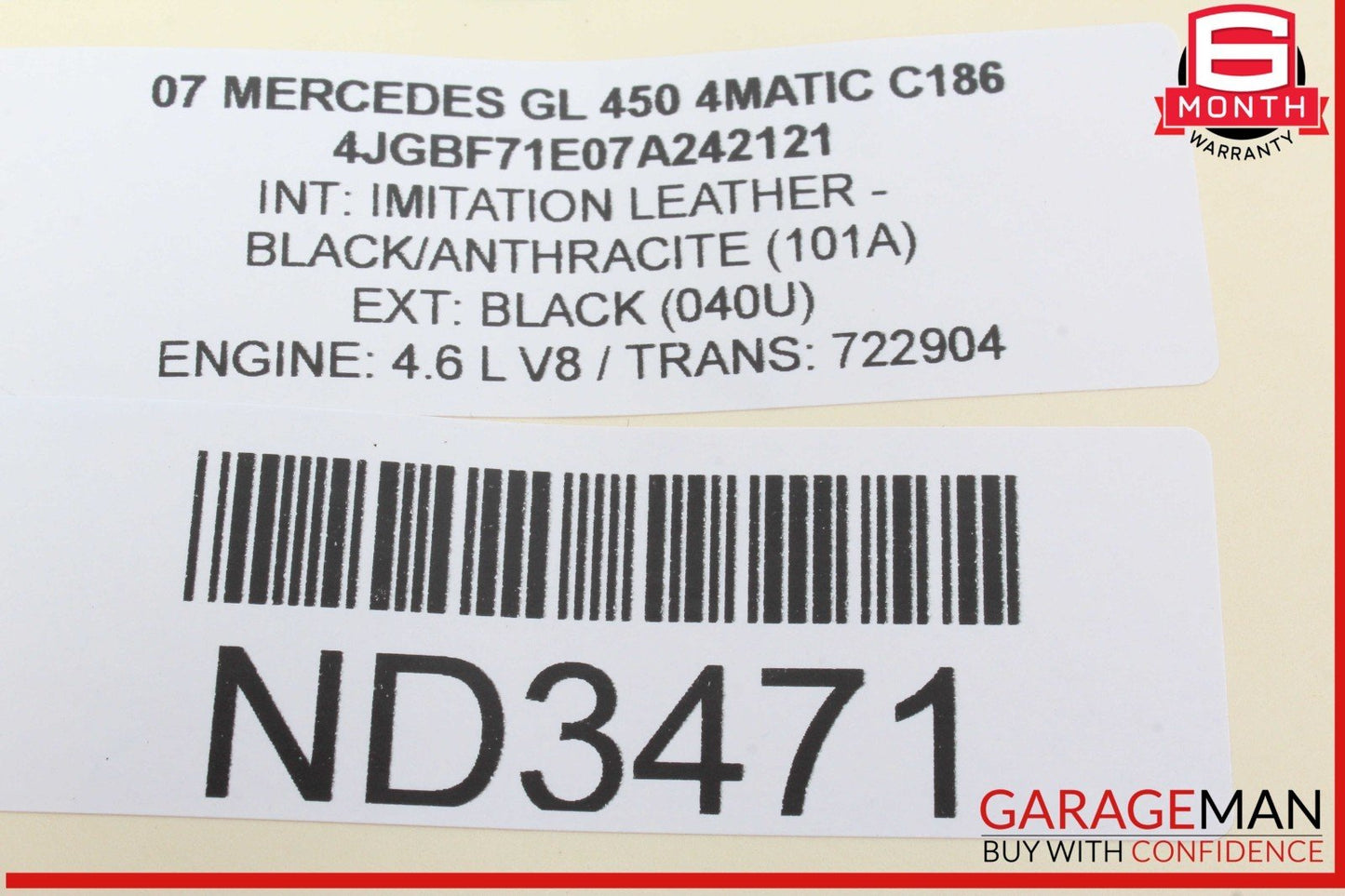 06-10 Mercedes X164 GL450 4MATIC Parktronic Park Assist Control Module OEM