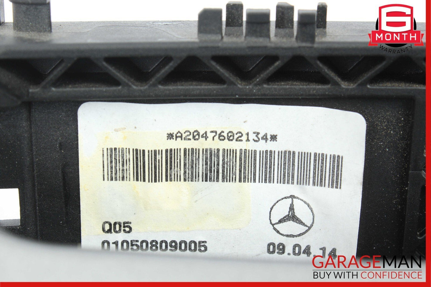 08-14 Mercedes W204 C250 Rear Left Driver Side Exterior Door Handle Silver OEM