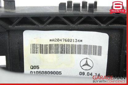 08-14 Mercedes W204 C250 Rear Left Driver Side Exterior Door Handle Silver OEM