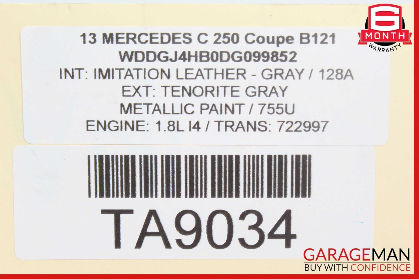 10-16 Mercedes W204 C250 SLK250 M271 Engine Throttle Body 2661410525 OEM