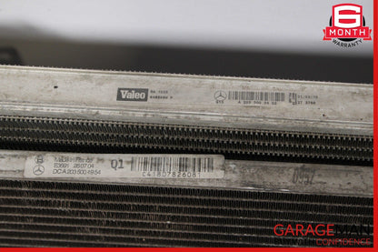 03-08 Mercedes W203 C230 CLK500 Engine Water Cooling Radiator AC Condenser Assy