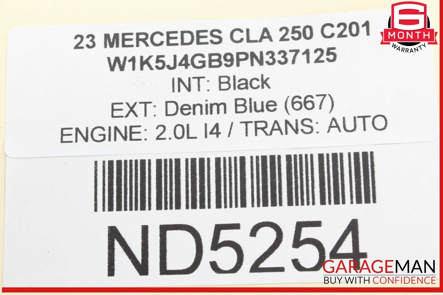 20-23 Mercedes W118 CLA250 Rear Right or Left Side Upper Camber Control Arm