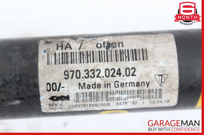 10-16 Porsche Panamera 970 Rear Right Passenger Side Cv Axle Shaft Driveshaft