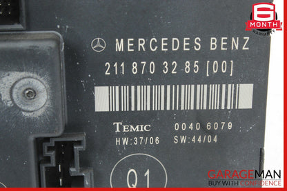 06-11 Mercedes W211 E350 Rear Right Door Control Module 2118703285 OEM