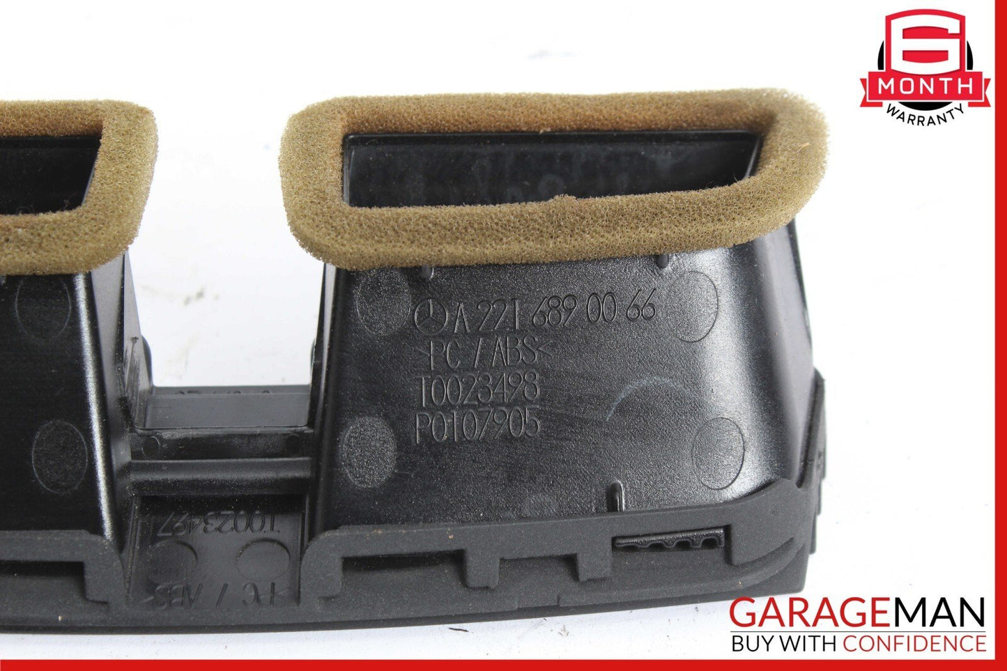 07-14 Mercedes W221 S63 AMG CL550 Center Dash AC A/C Air Vent Grille Trim Cover