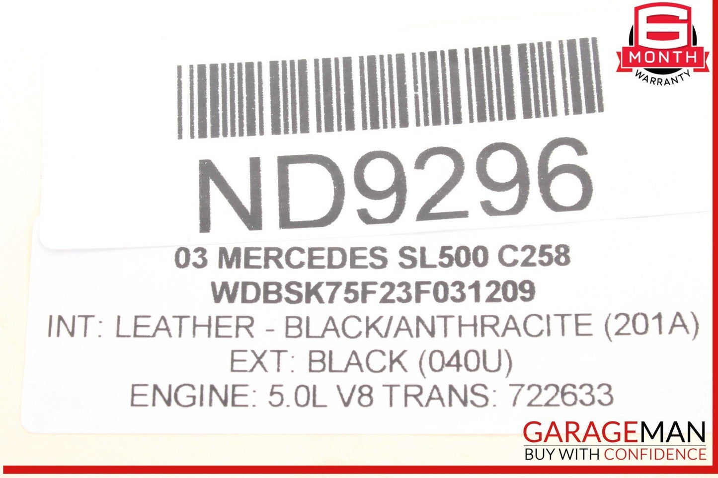 03-12 Mercedes R230 SL500 CLS550 Rear Left / Right Side Thrust Lower Control Arm