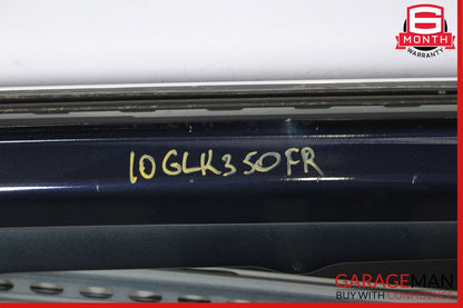 10-15 Mercedes X204 GLK350 GLK250 Front Right Side Exterior Door Shell Blue OEM