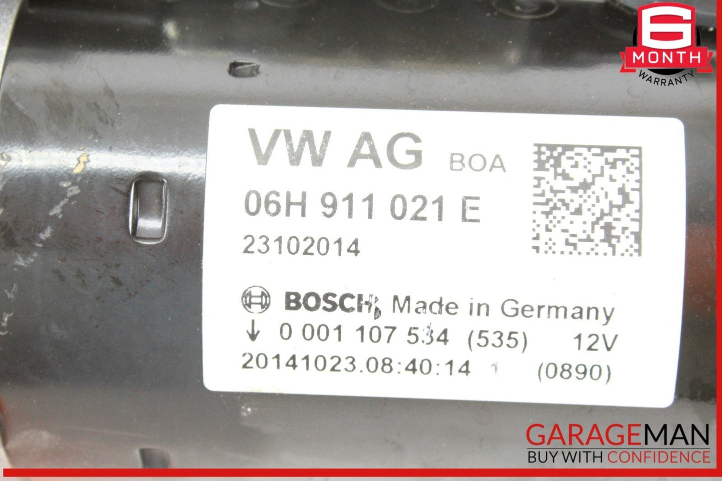 13-17 Audi Q5 A4 A6 A5 Engine Starter Motor Bosch 12V 06H911021E OEM
