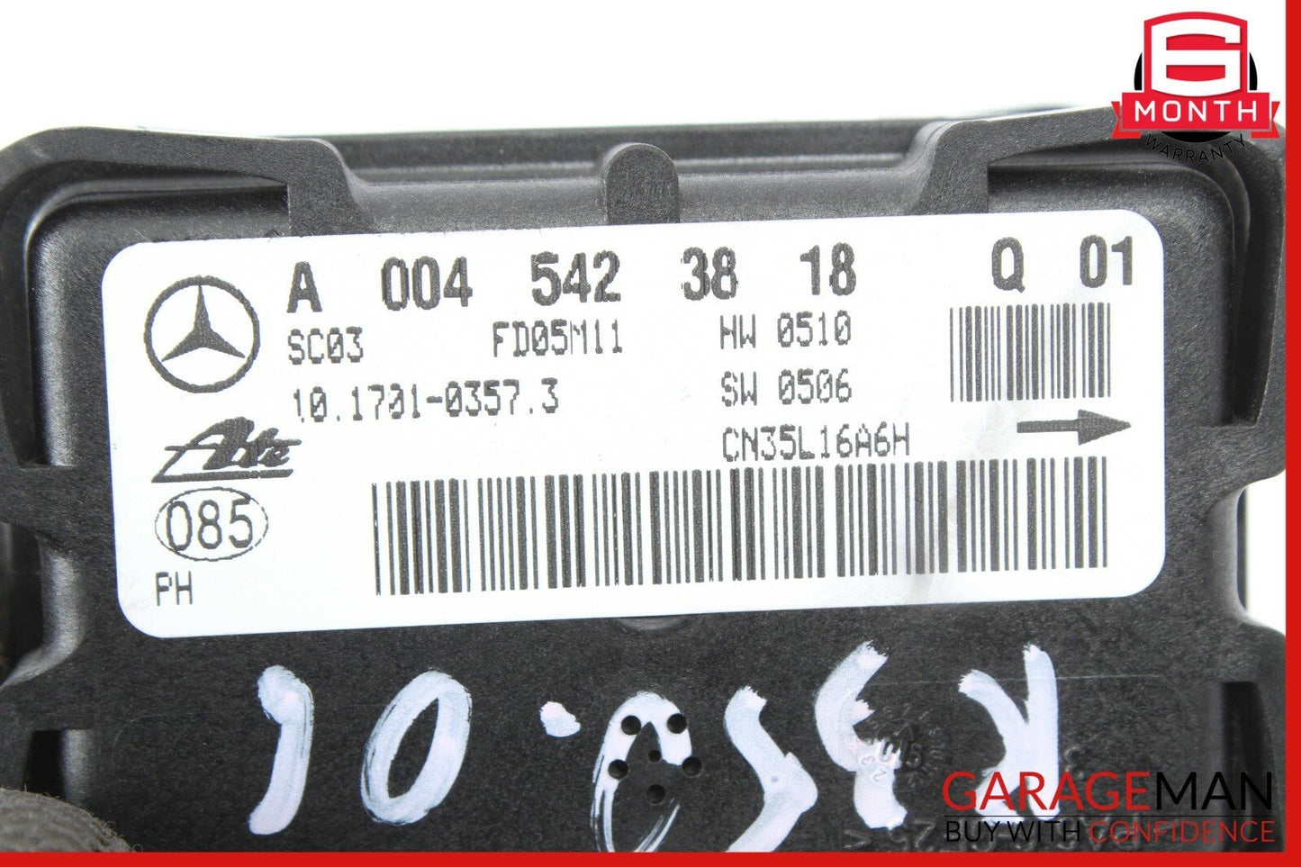 06-09 Mercedes X164 GL450 ML350 R350 Yaw Turn Rate Sensor Module Unit 0045423818