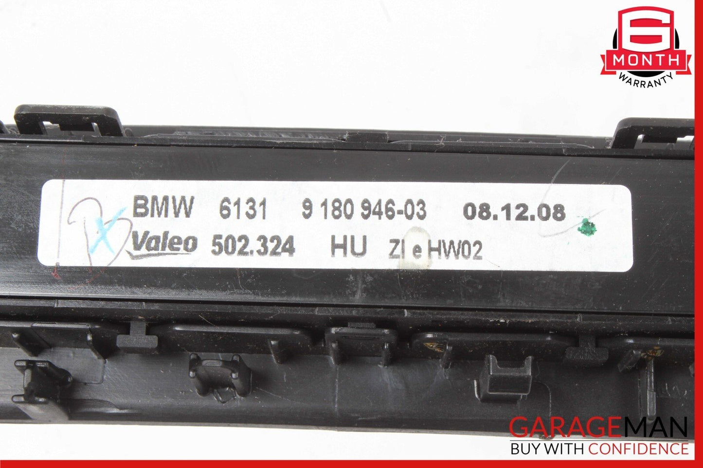 07-13 BMW X5 X6 HVAC HEATER AC CLIMATE CONTROL SWITCH PANEL W/ TRIM OEM