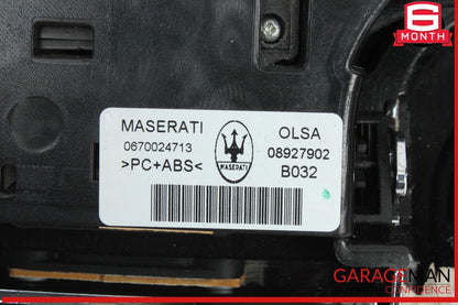 14-17 Maserati Quattroporte S Front Overhead Dome Light Lamp 670024713 OEM