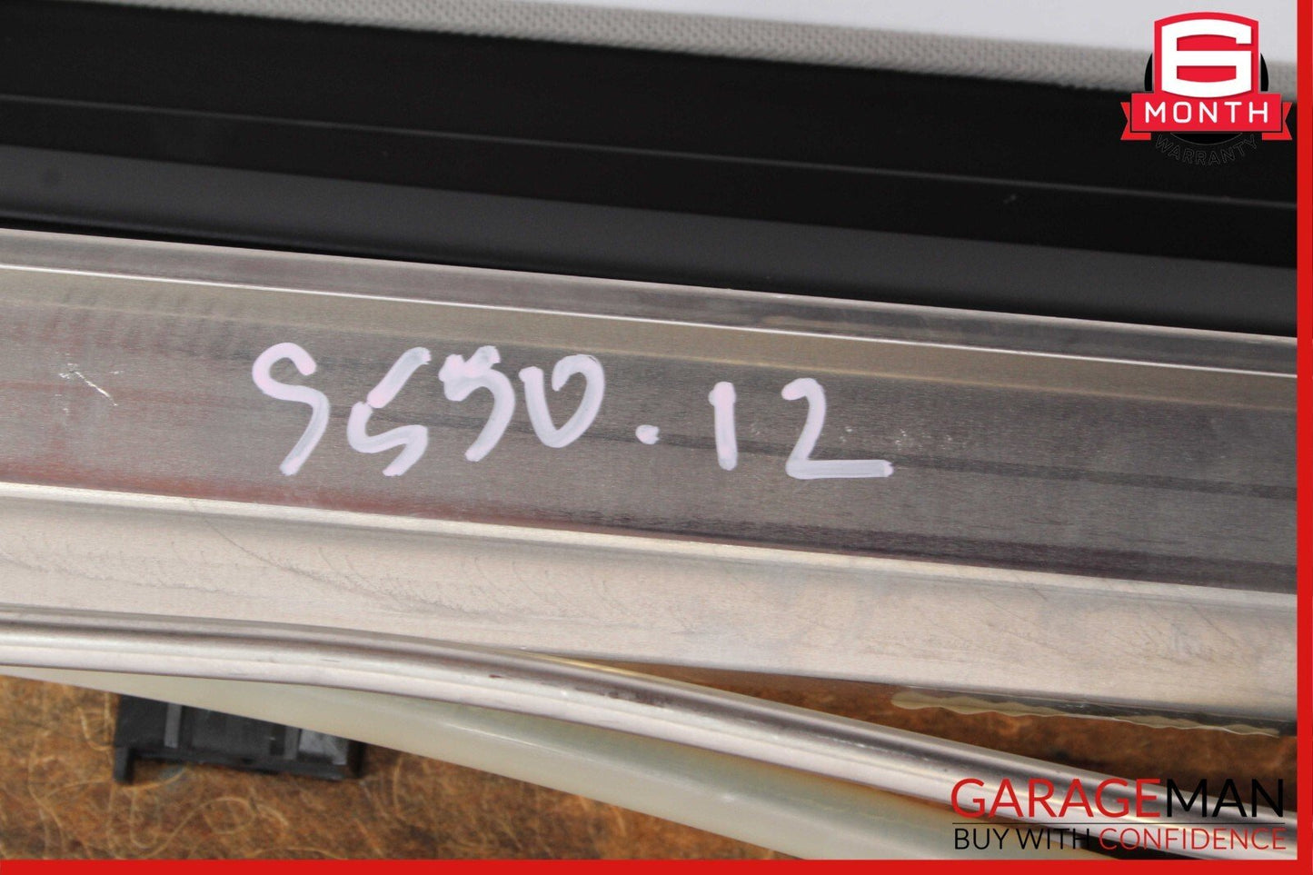 07-13 Mercedes W221 S450 S500 Rear Window Sun Shade Screen Roller Blind Gray OEM