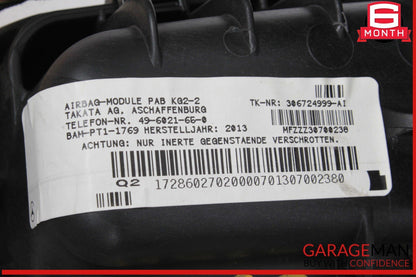 12-20 Mercedes R172 SLK250 SLC300 Right Passenger Side Dash Airbag Air Bag OEM