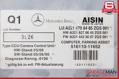 07-14 Mercedes W221 S550 CL550 Rear View Backup Camera Control Module Unit OEM