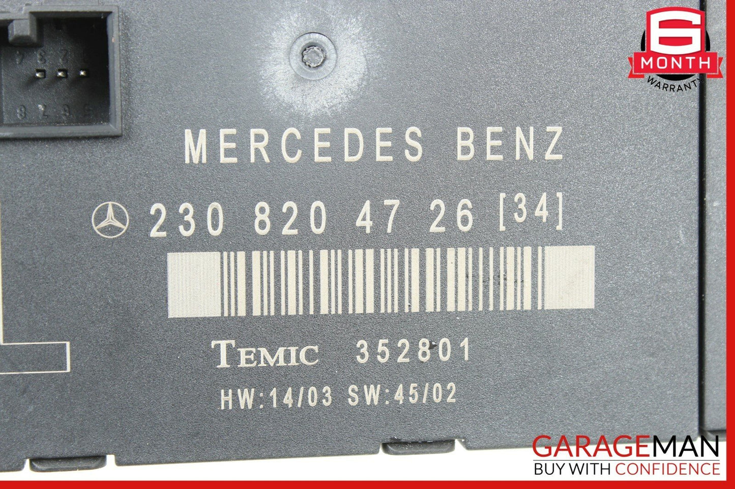 03-08 Mercedes R230 SL500 SL550 SL65 AMG Front Left Side Door Control Module OEM