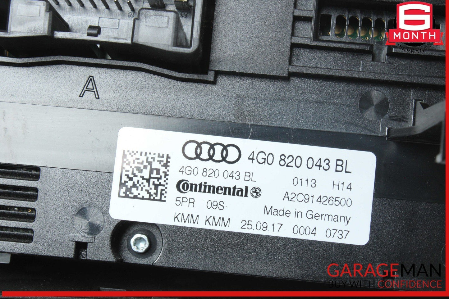 12-18 Audi S6 A6 Front AC Air Conditioning Temperature Climate Control Panel OEM