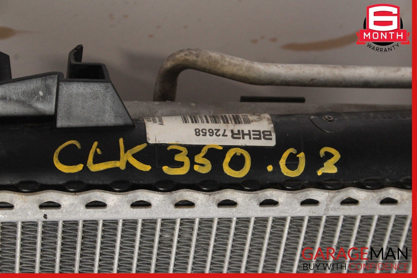 01-05 Mercedes W209 CLK320 C230 Engine Cooling Radiator AC A/C Condenser Assy