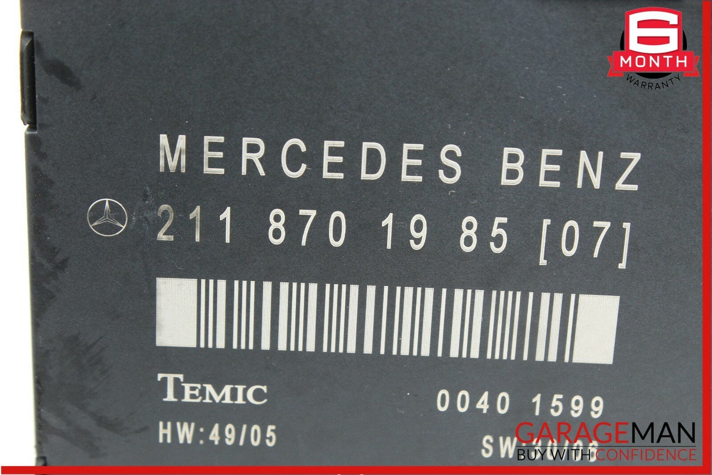 03-09 Mercedes W211 E350 Front Left Driver Side Door Controller Module Unit