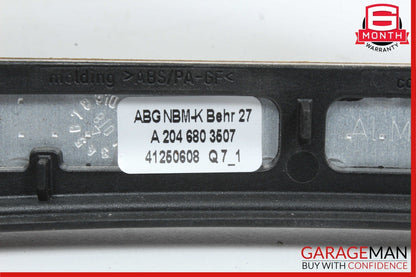 08-14 Mercedes W204 C300 4MATIC AC A/C Climate Control Switch Trim Cover Bezel