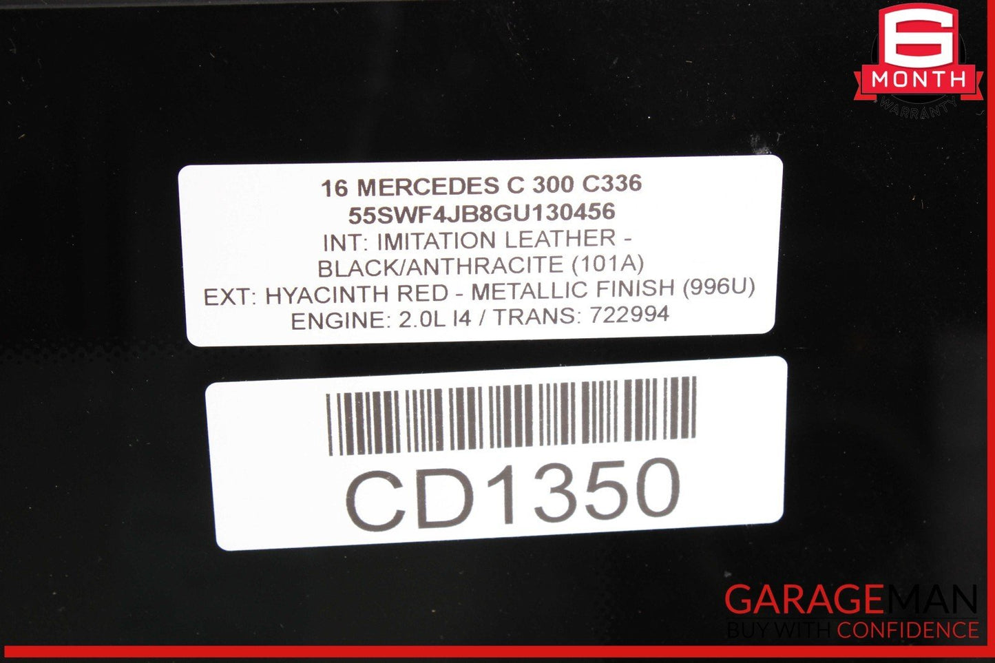 15-21 Mercedes W205 C300 C63 AMG Sliding Panoramic Sunroof Sun Roof Glass OEM