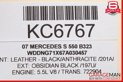 07-14 Mercedes W221 S550 CL550 Front Right Dash A/C Air Vent Trim Grille OEM